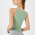 thumbnail image 3 of Women's Crop Workout Tops Athletic Sleeveless Slim Fit Yoga Tees Running Gym Shirts for Women, 3 of 5