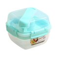thumbnail image 1 of Lipstore Fruit Bowl 1300ml Kitchen Tableware Multipurpose with Spoon Meal Prep Bowls for Green, 1 of 8