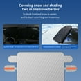 thumbnail image 5 of CxhicLuv Car Windshield Snow Cover, Auto Frost Guard, Silver Magnetic 202x104cm All-Weather, Car Exterior Protection Accessories, Snow & Sun Blocking for Car Owners, Winter Drivers, 5 of 8