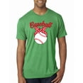thumbnail image 1 of Wild Bobby, Cute Baseball Mom Ribbon Gift, Mother's Day, Men Premium Tri Blend T-Shirt, Envy, Small, 1 of 3