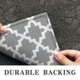 thumbnail image 6 of Gray and White Geometric Lattice Pattern Door Rugs,Washable Non Slip Door Mats Indoor,Decorative Door Mats,Entry Mat Indoor for Entrance,Bedroom,Kitchen,Bathroom,20"x32", 6 of 6