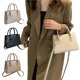 thumbnail image 1 of Bolso informal de hombro para mujer - Bolso bandolera con tira ajustable • 8,86x6,3x3,74 pulgadas • Negro, beige, caqui, 1 of 6