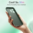thumbnail image 2 of OriginalFit Slim Case for iPhone 14 Pro 6.1'', Ultra Thin Sturdy Protective Phone Case with Full Camera Protection & Anti-Scratch & No Fingerprint Hard Matte Back Cover, Silky-Touch, Green, 2 of 14