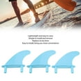thumbnail image 4 of Soft Top Surfboard Fins,  Plastic Soft Top Surfboard Fin Set Lightweight Simple To Remove with Screws for Surfing, 4 of 8