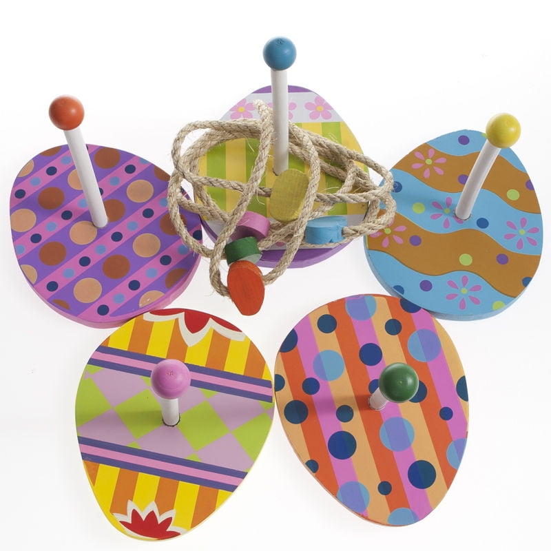 Excellent Easter Egg Ring Toss Party Favors 10 Pieces