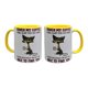 thumbnail image 1 of Set De 2 Tazas No Toques Mi Taza Blanco, 1 of 5