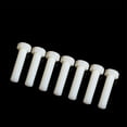 thumbnail image 5 of 10pcs M10*25 Screws Head Bolts Screws Home Improvement White, 5 of 9
