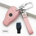 thumbnail image 1 of Car Key Fob Cover Case Protector Leather Car Remote Key Fob Cover Case For Mercedes Benz GLK GLA GLC CLA CLS CLK, 1 of 9