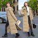 thumbnail image 4 of Chaqueta de algodón de plumón para mujer, chaqueta de algodón hasta la rodilla, chaqueta de algodón ajustada, chaqueta exterior larga y gruesa, 4 of 6