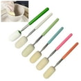 thumbnail image 3 of Hyasfey 1/3Pcs Telescoping Pottery Sponge Stick Stainless Steel Handle Absorbent Long Pottery Cleaning Sponge Tall Narrow Pottery Water Removal Tools, 3 of 8