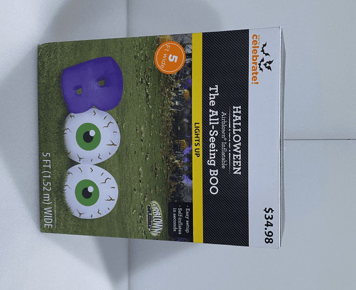 60 Inch Boo Eyes Sign Scene for Halloween by Way to Celebrate!