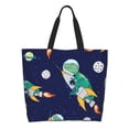 thumbnail image 1 of Easygdp Astronaut Dinosaur and Space Bolsas Tote para Mujer, Bolsos de Hombro para Viaje, Bolsos de Mano de Gran Capacidad para Compras y Trabajo, 1 of 8