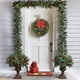 thumbnail image 5 of Christmas Wreath Holiday Decoration Woven Rattan Wreath Simulated Pines Cones Red Fruit Door Hanging Window Hanging Wreath Hanging Decoration, 5 of 6