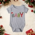 thumbnail image 2 of mgoYE Matching Family Christmas T-Shirt Christmas T-Shirts for Family Couple Outfit Tee Christmas Top Parent-Child Short Sleeves(Grey,6-9 Months), 2 of 5
