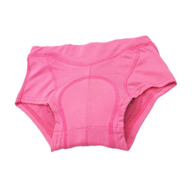 Ropa interior de ciclismo para mujer, ligera, moderna, con acolchado versátil. Rosa