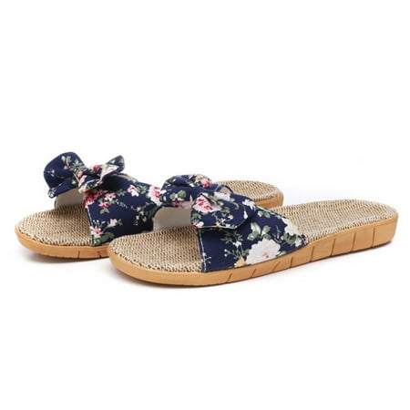 

Summer Sandals For Women Slip-On Flat Shoe Female Open Toe Slip-On Beach Slipper