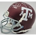 thumbnail image 5 of John David Crow & Johnny Manziel Autographed Texas A&M Aggies Maroon Auth Mini Helmet "57 Heisman" #198/240 PSA/DNA #U30470, 5 of 5