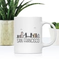 thumbnail image 2 of Koyal Wholesale Colorful City Skyline Graphic Ceramic Coffee Mug, San Francisco, 2 of 5