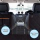 thumbnail image 2 of DERCLIVE - Funda para asiento de coche para perro con ventana de malla, 600D, resistente a arañazos, impermeable, hamaca para coche, camión y SUV, 2 of 7