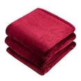 thumbnail image 1 of Giantex Electric Heated Blanket, Machine-Washable Flannel, Red, Twin Size, 10 Count, 1 of 8