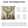 thumbnail image 5 of COMIO Hunting Decor, Hunting Decor for Home, Rustic Pillow Covers  Deer Decor, Gifts for Couples, Wife, Husband, for Him, Love Me Like You Love Deer Season Farmhouse Pillow Covers, 5 of 5