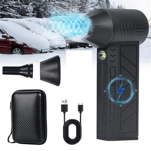 Turbo Blower, Mini Snow Handheld Blower,Handheld Small Car Blower,Mini Dust Blower with LED