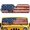 American Flag, variant on HUISEFOR Starfish Shell Windshield Sun Shade Block UV Rays Sun Shade Windshield Cover Foldable with Storage Pouch Suitable for Wrangler, Compass, Gladiator & Renegade