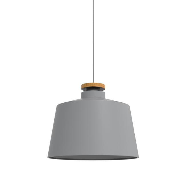 Lámpara Colgante Macaron Retro ilios innova Metal 28 cm Gris