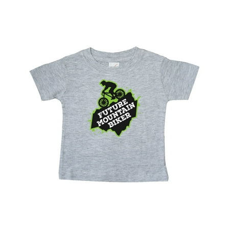 

Inktastic Mountain Biking Future Mountain Biker Gift Baby Boy or Baby Girl T-Shirt