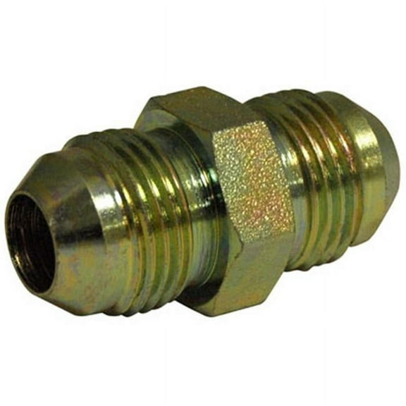 Apache 39035007 Straight Hydraulic Adapter, 3/4" Male JIC x 3/4" Male JIC