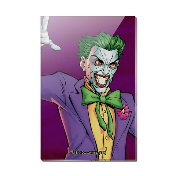 Batman Joker Character Rectangle Acrylic Fridge Refrigerator Magnet