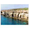thumbnail image 2 of Grottes Marines Près du Cap Greco Panorama - Uvre d'Art Moderne sur Toile, 2 of 3