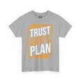 thumbnail image 3 of DJH Apparel | Trust God's Plan Christian Unisex Cotton T-shirt, 3 of 4