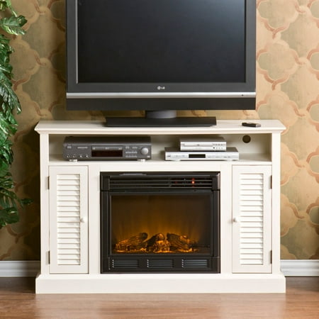 Southern Enterprises Antebellum Antique White Entertainment Center Electric Fireplace Southern Enterprises Antebellum Antique White Entertainment Center Electric Fireplace
