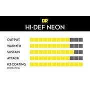 DR Strings NEON Hi-Def Yellow Bass SuperStrings Light 4-String