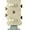 Ivory, variant on Leviton 109-05224-WSP Combo 2-Single Pole Switch, White