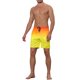 thumbnail image 2 of INSPIRAR CHIC Pantalones de baño hawaianos de patrón colorido para hombres con cintura ajustable 28 Amarillo, 2 of 6
