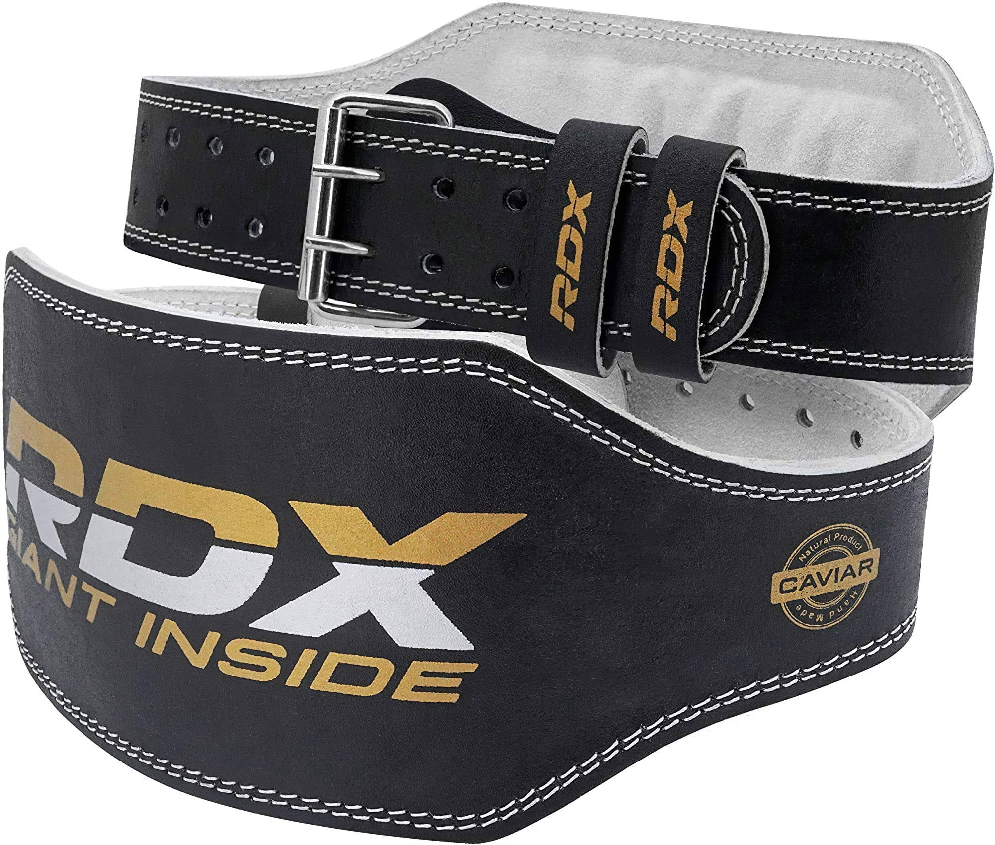 ARD Genuine Leather Power Heavy Duty Weight Lifting Body building Belt Brown 
