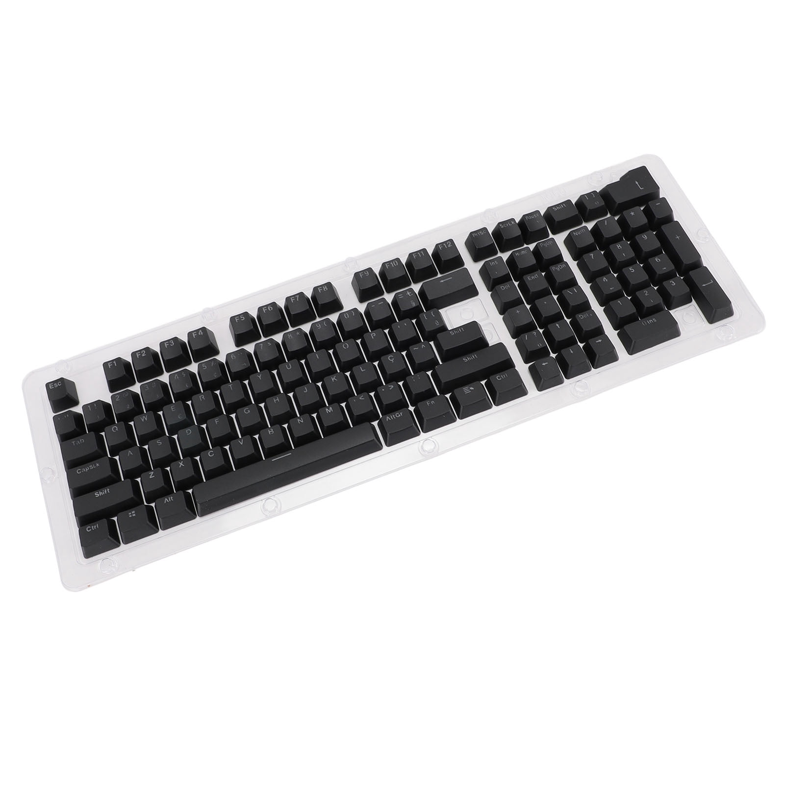 BRAZILIAN PORTUGUESE MECHANICAL KEYBOARD TRANSLUCENT KEYCAPS FOR MULTIPLE KEYBOARD SIZES