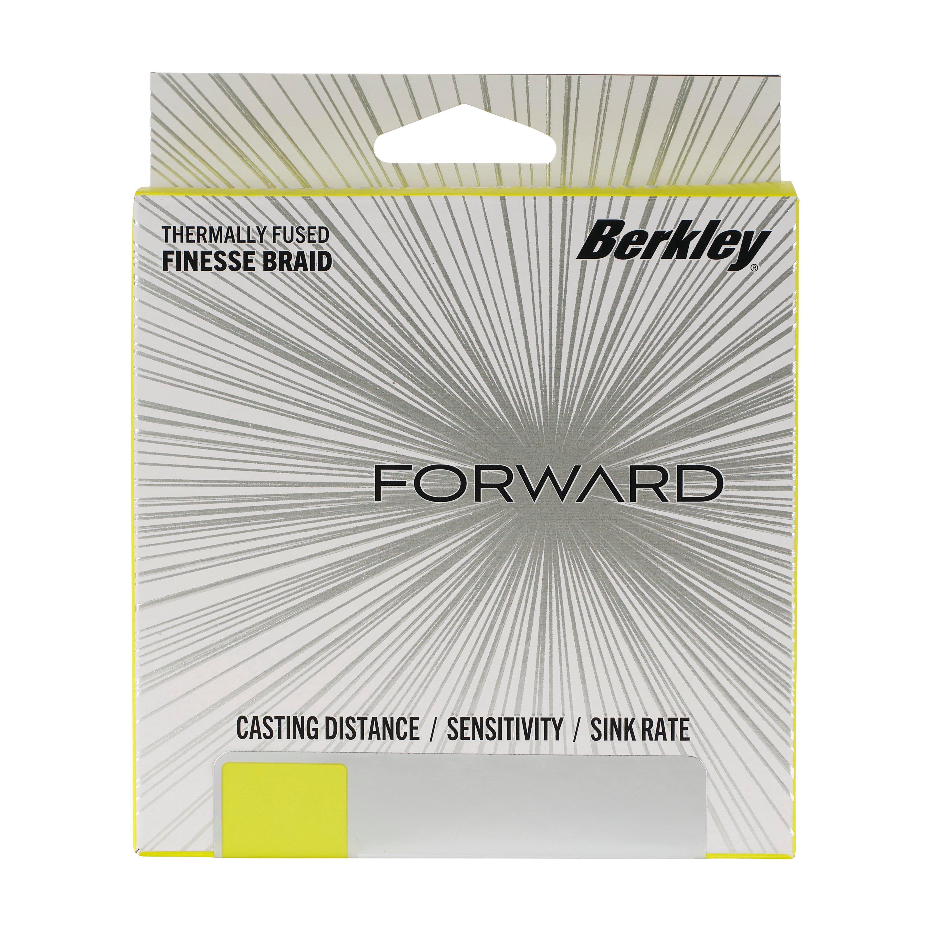 Berkley Forward Braid Fishing Line, Flame Green, 10 lb Test Strength, 150 yd
