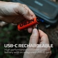 thumbnail image 6 of NEBO illumaTrace Blood Tracker 170 lm (Lumen) LED Gray Rechargeable Handheld Flashlight, 6 of 10