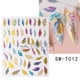 thumbnail image 1 of Pegatina de uñas de copos de nieve con purpurina blanca 3D, suéter reflectante de invierno dorado, Estrella bailarina, árbol de Navidad, Año Nuevo, punta para manicura, 1 of 7