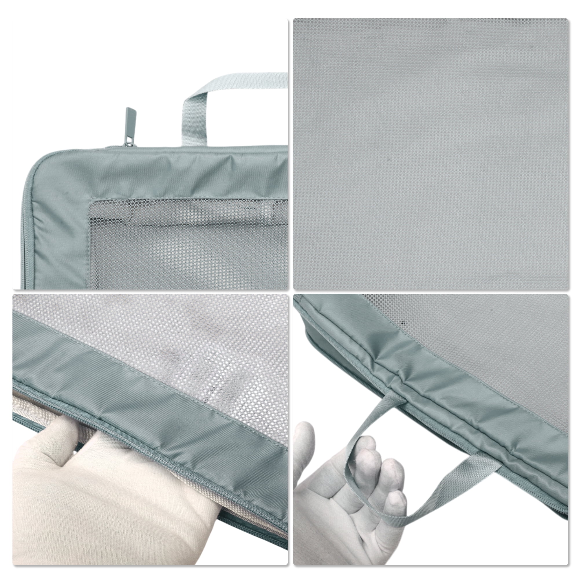 Unique Bargains Durable Packing Cube 1 Piece Travel Organizer Gray 13.39"x4.72"x10.63"