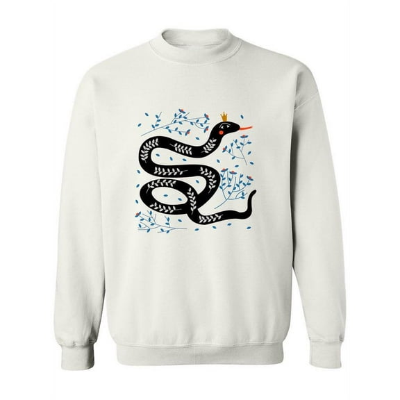 Elegant And Beautiful Snake  Sweatshirt Women -Image by Shutterstock, Female 5X-Large