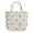 Coffee Flower, variant on Women's Coffee Floral Quilted Cotton Handbag, Small Shoulder Tote Bag for School College Work (Coffee Flower)