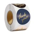 thumbnail image 5 of Etiqueta adhesiva de agradecimiento con estampado en caliente de cuatro colores, etiqueta adhesiva de agradecimiento para regalo de boda hecha a mano, papelería de 1,5 pulgadas (38mm) ER, 5 of 5