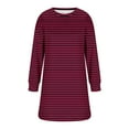 thumbnail image 6 of hotojiny Sweatshirt Dress for Women Crew Neck Casual Long Sleeve Tunic Dresses Fall Fashion Pullover Dress, 6 of 6