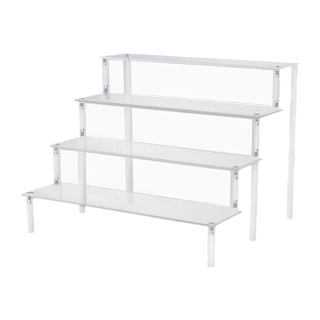 Langgg Acrylic Display Stand Riser for display large holder for Jewelry Models figure stand Toys Storage, Stand (Color : 4 Tiers Widh 20x28cm