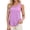Purple, variant on Workout Tops for Women Sleeveless Athletic Tank Tops Solid Color UPF 50 Running Tanks with Side Slits Loose Fit Gym Yoga Shirt
