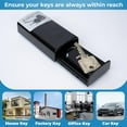 thumbnail image 7 of WYZworks XL Magnetic Key Hider Outdoor Hidden Storage Compartment for Car Key Fob, Black, 7 of 7